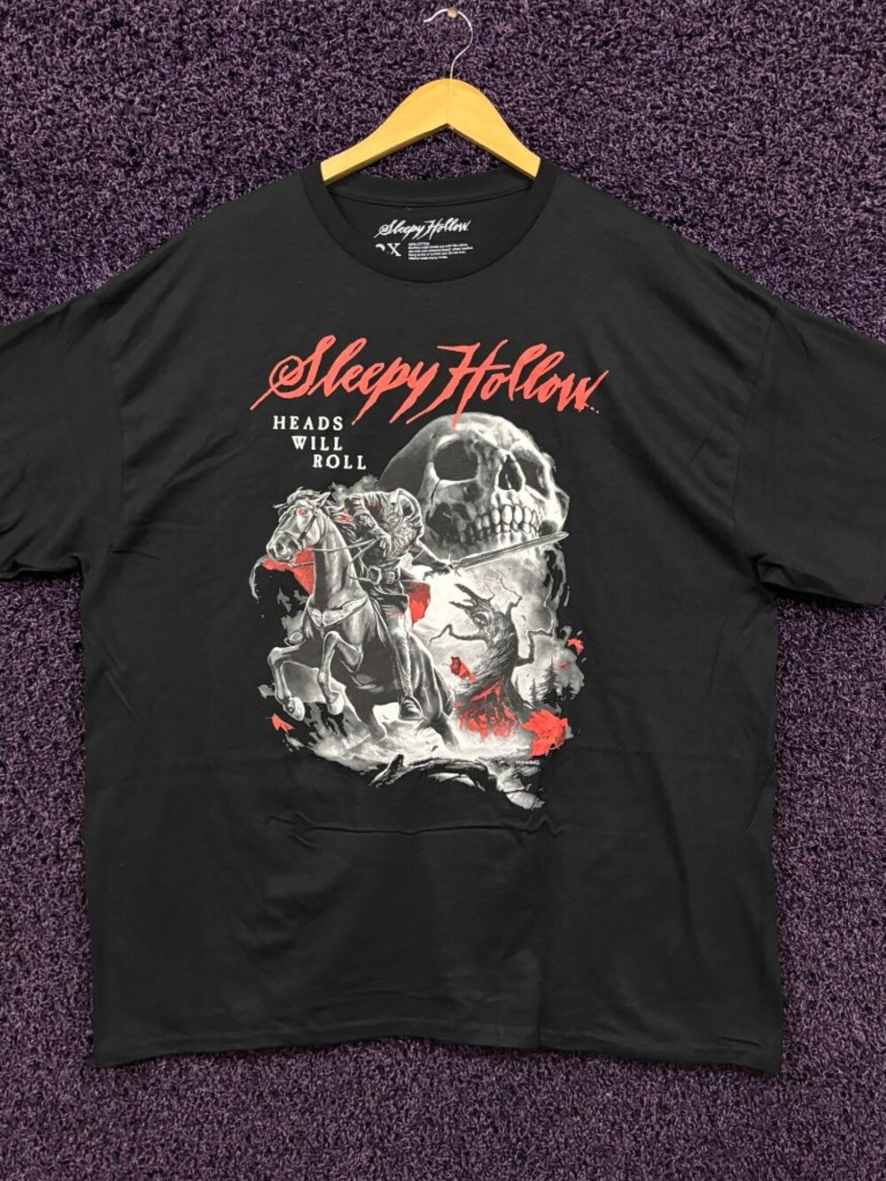Sleepy Hollow Heads Will Roll Headless Horseman T-Shirt 2X
